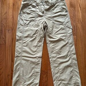 Next Women's Light Tan Cropped Pants